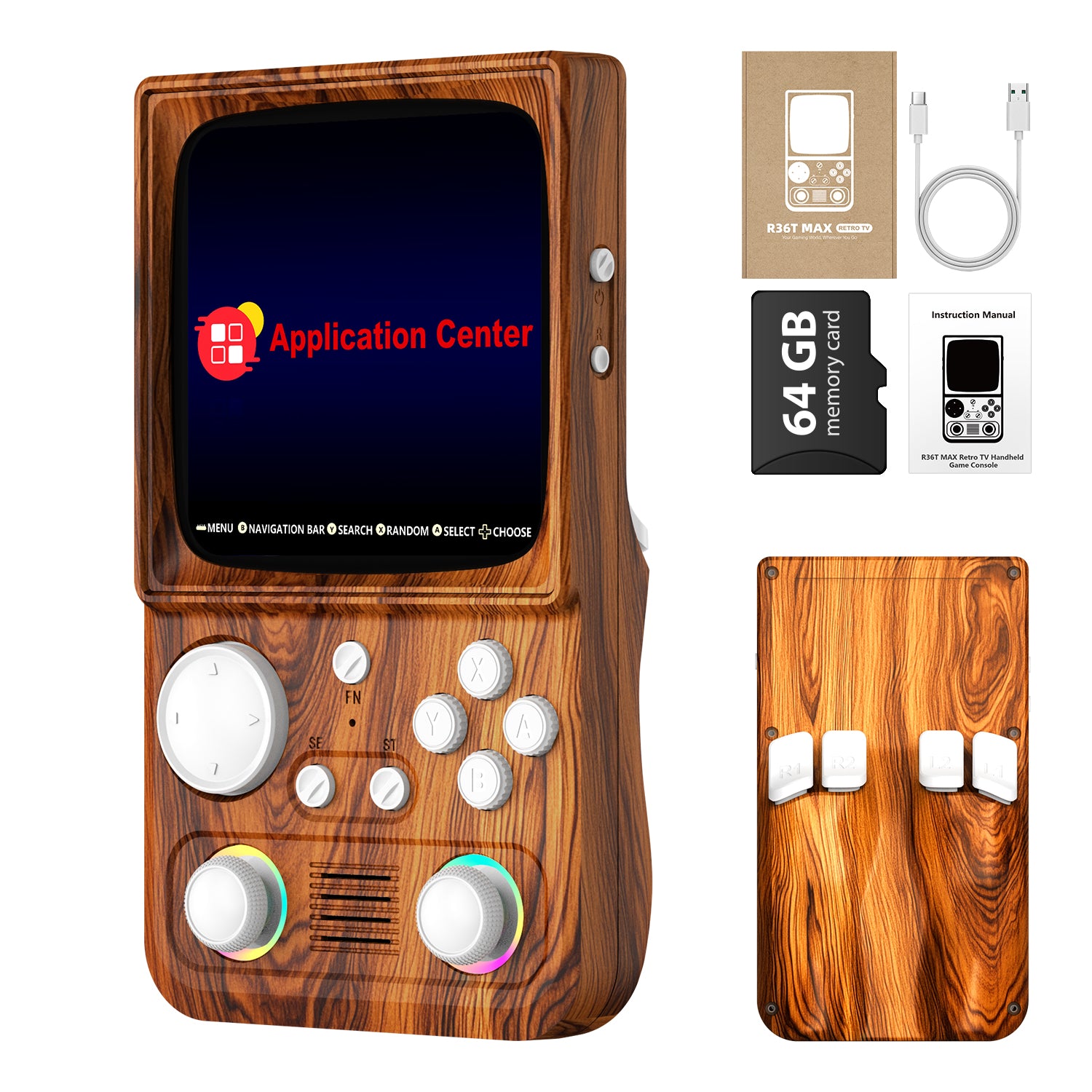 R36T MAX Retro Handheld Game Console-Special Edition