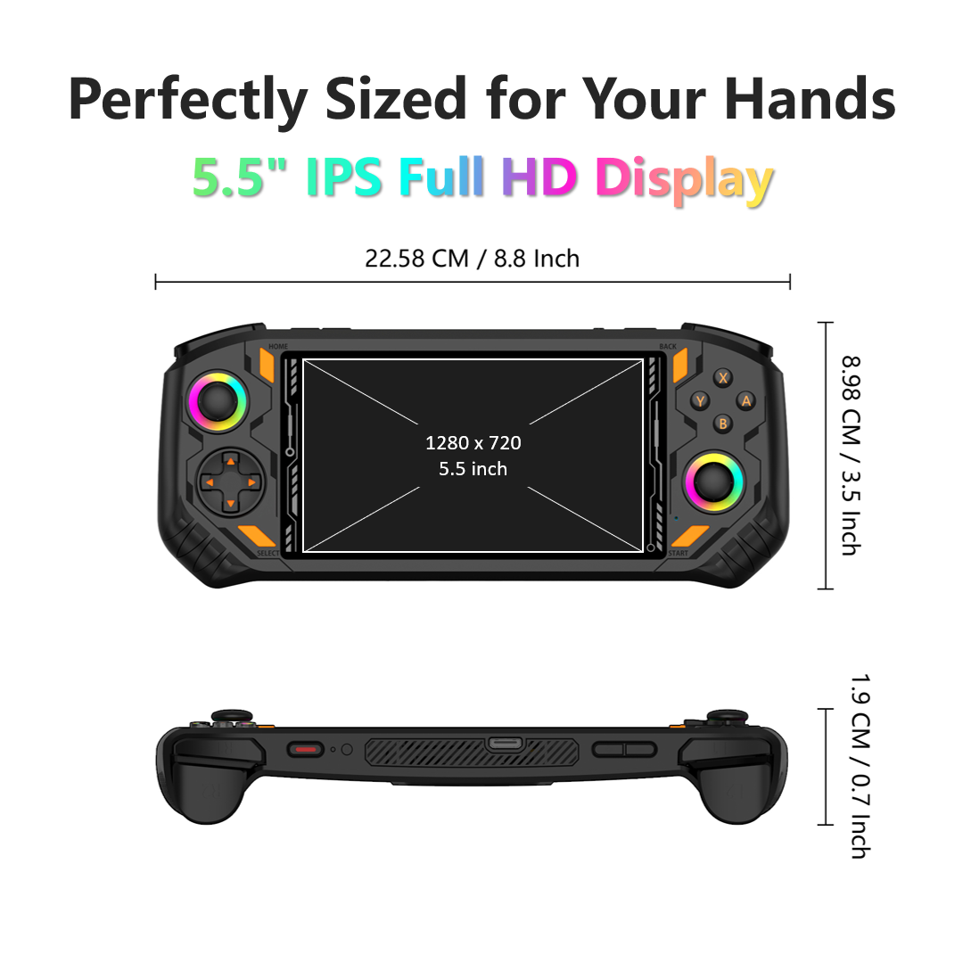AISLPC® - RG52 MINI Retro Handheld Game Console