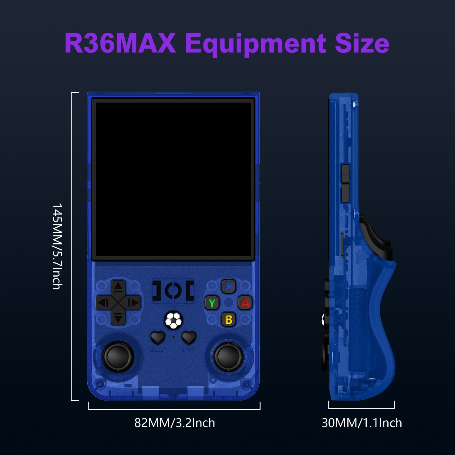 R36MAX Retro Handheld Game Console