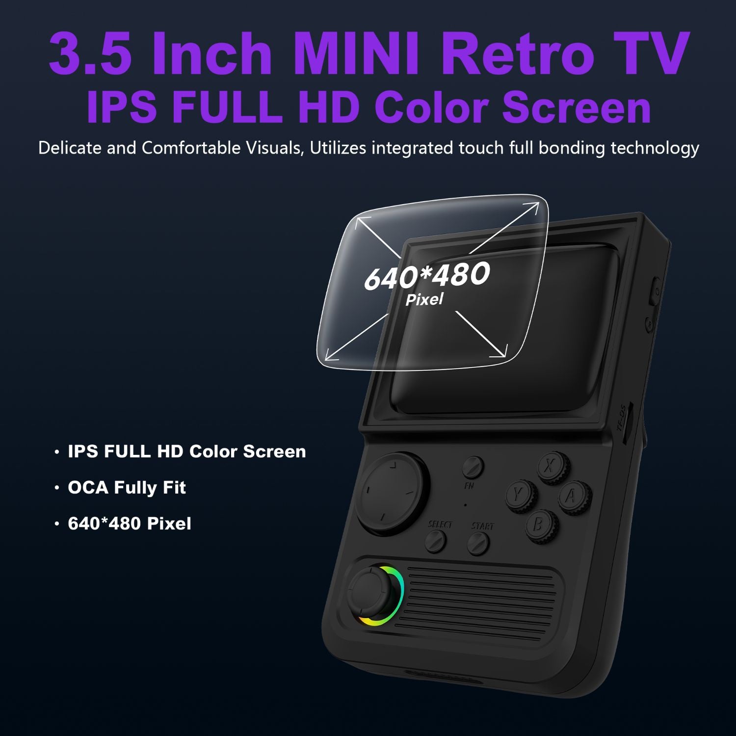 R36T Retro Handheld Game Console