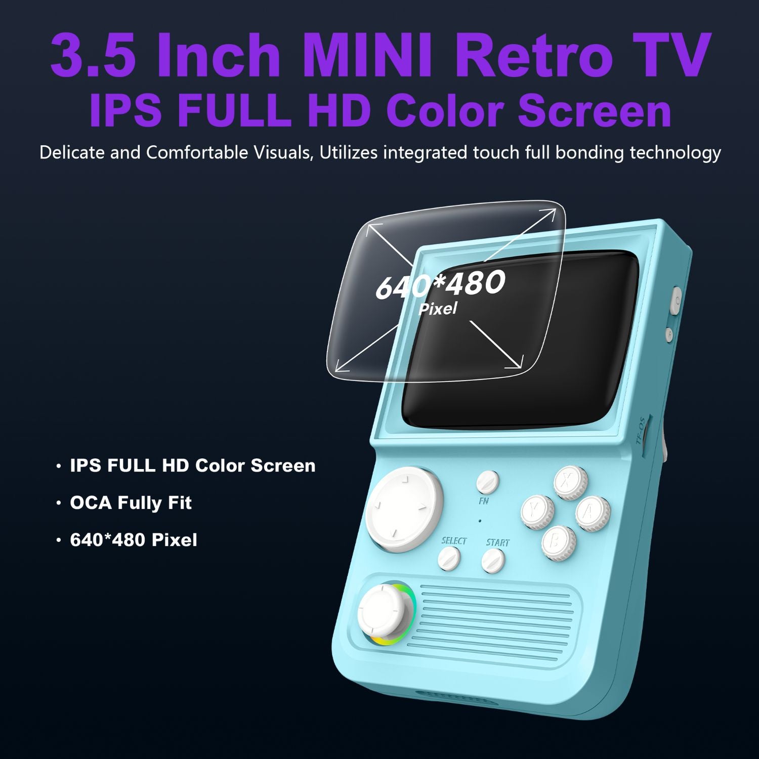 R36T Retro Handheld Game Console