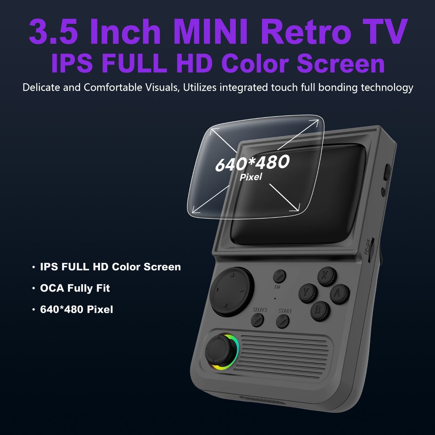 R36T Retro Handheld Game Console