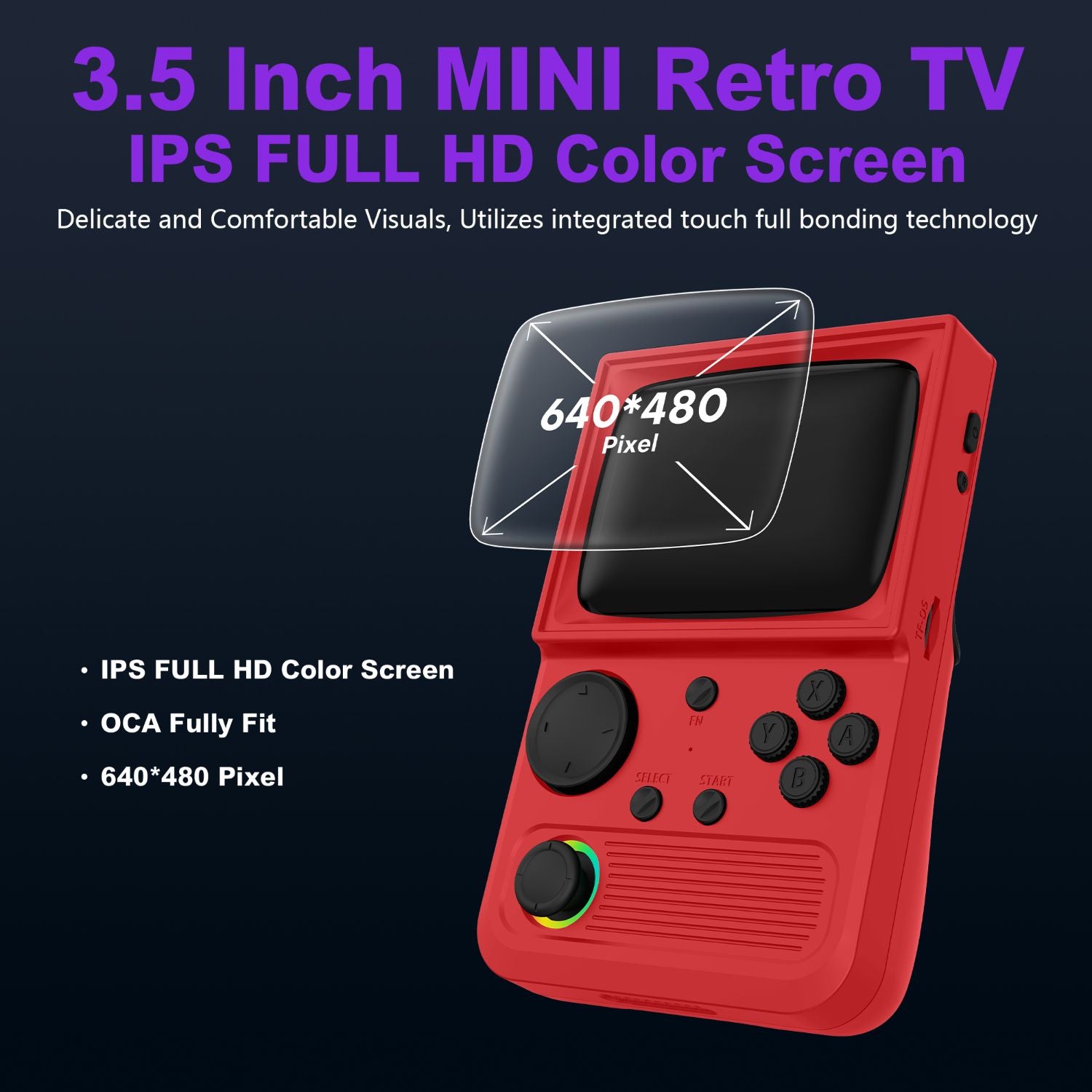 R36T Retro Handheld Game Console