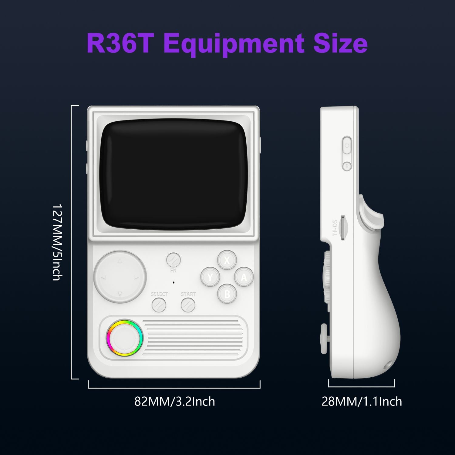 R36T Retro Handheld Game Console