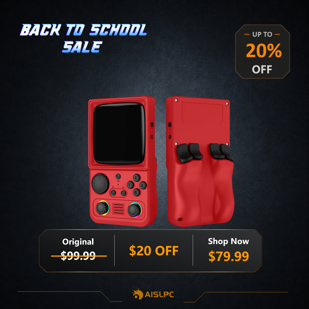 R36T MAX Retro Handheld Game Console | AISLPC