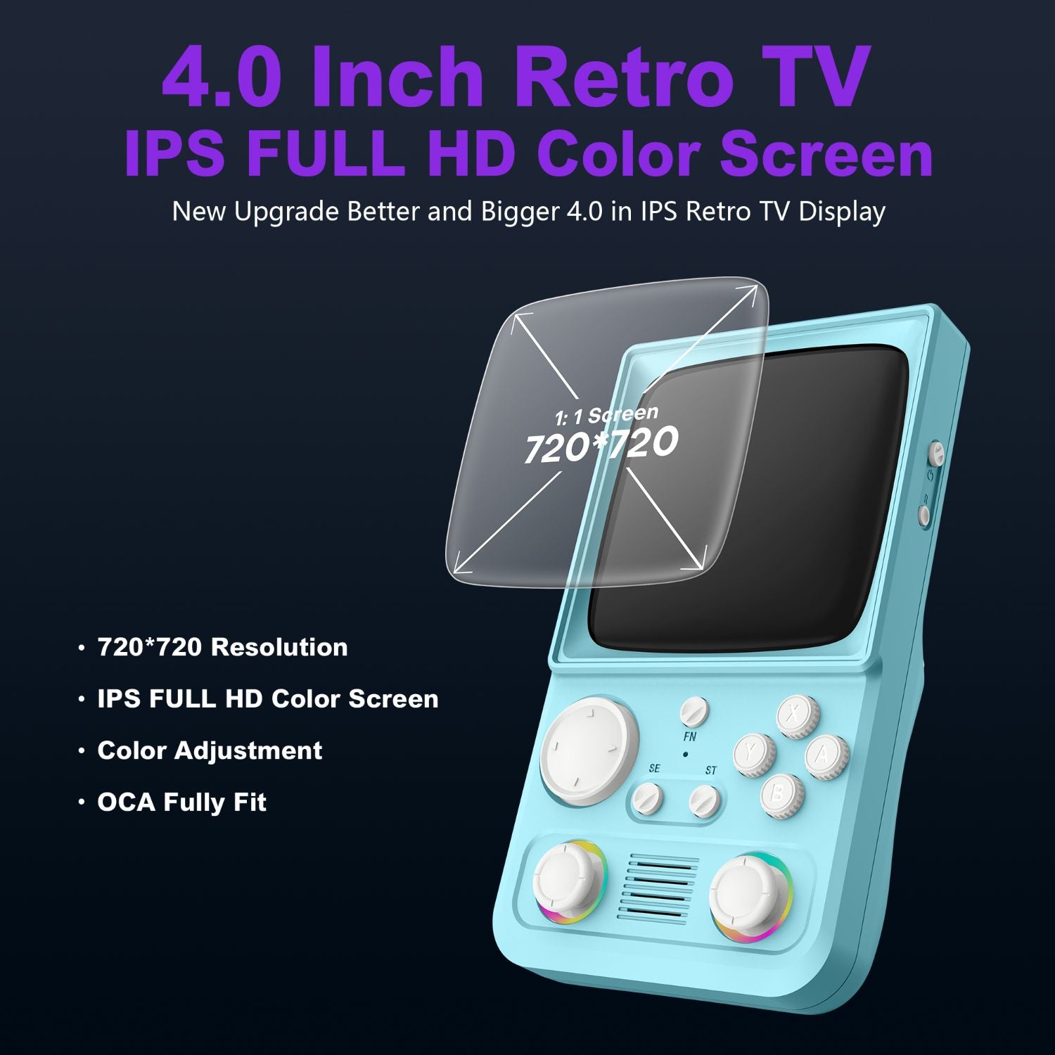 R36T MAX Retro Handheld Game Console