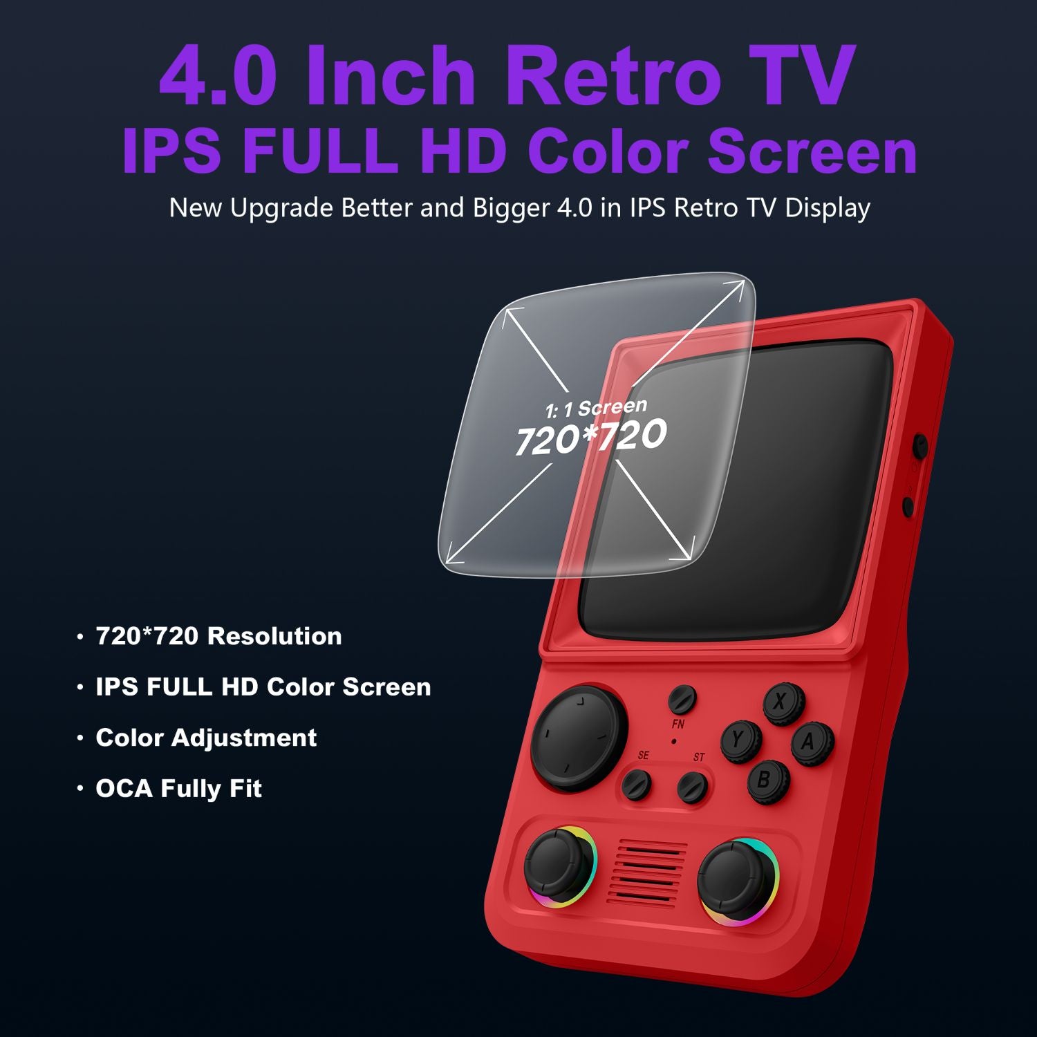 R36T MAX Retro Handheld Game Console