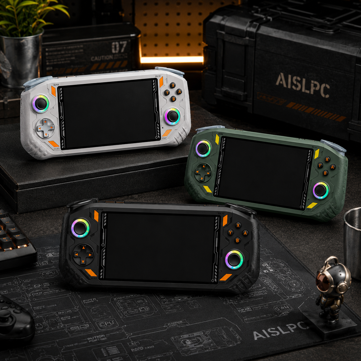 AISLPC® - RG52 MINI Retro Handheld Game Console