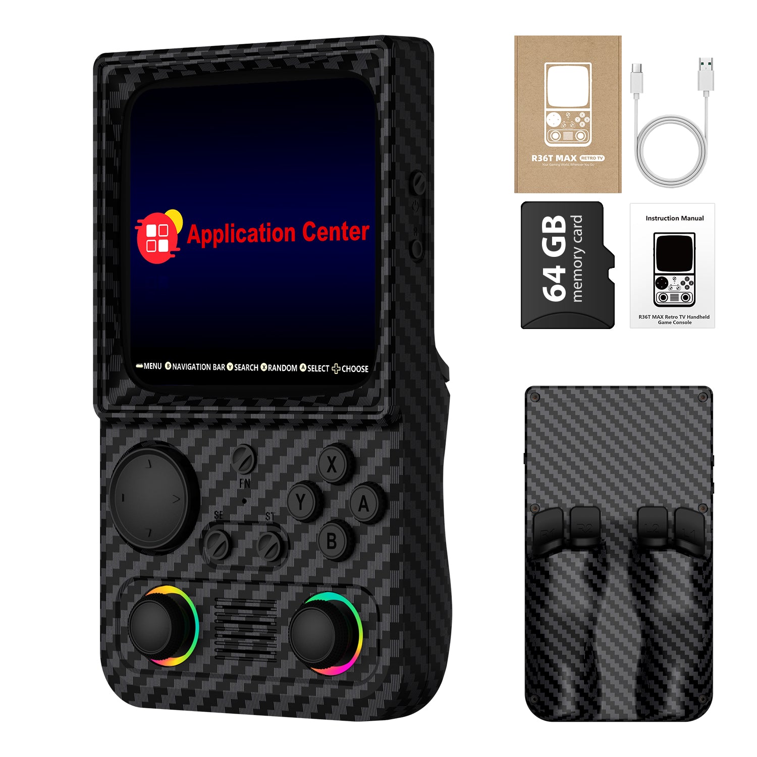 R36T MAX Retro Handheld Game Console-Special Edition