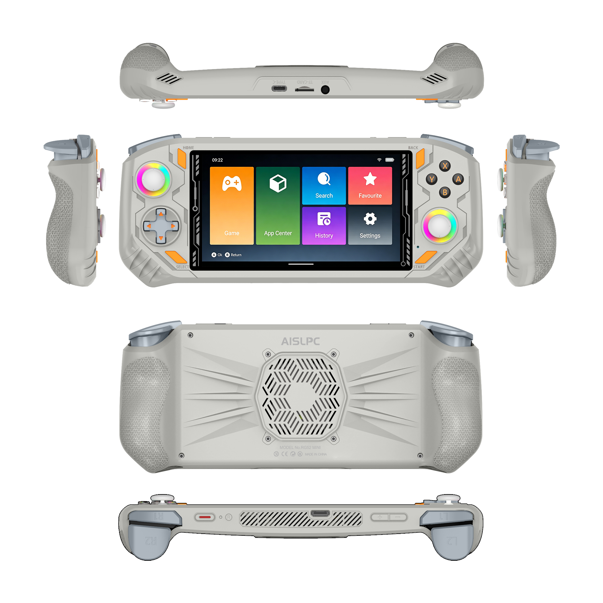 AISLPC® - RG52 Pro Max Retro Handheld Game Console