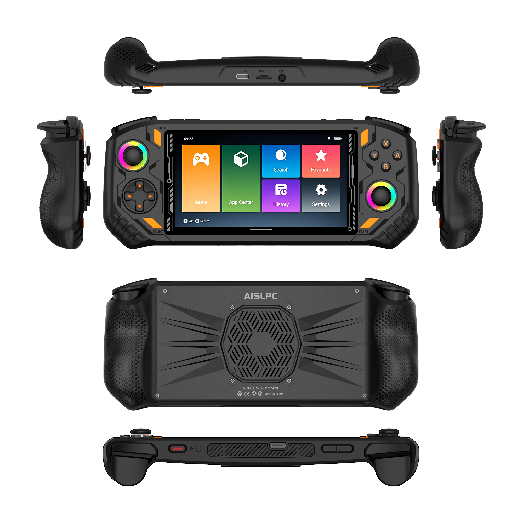 AISLPC® - RG52 Pro Max Retro Handheld Game Console