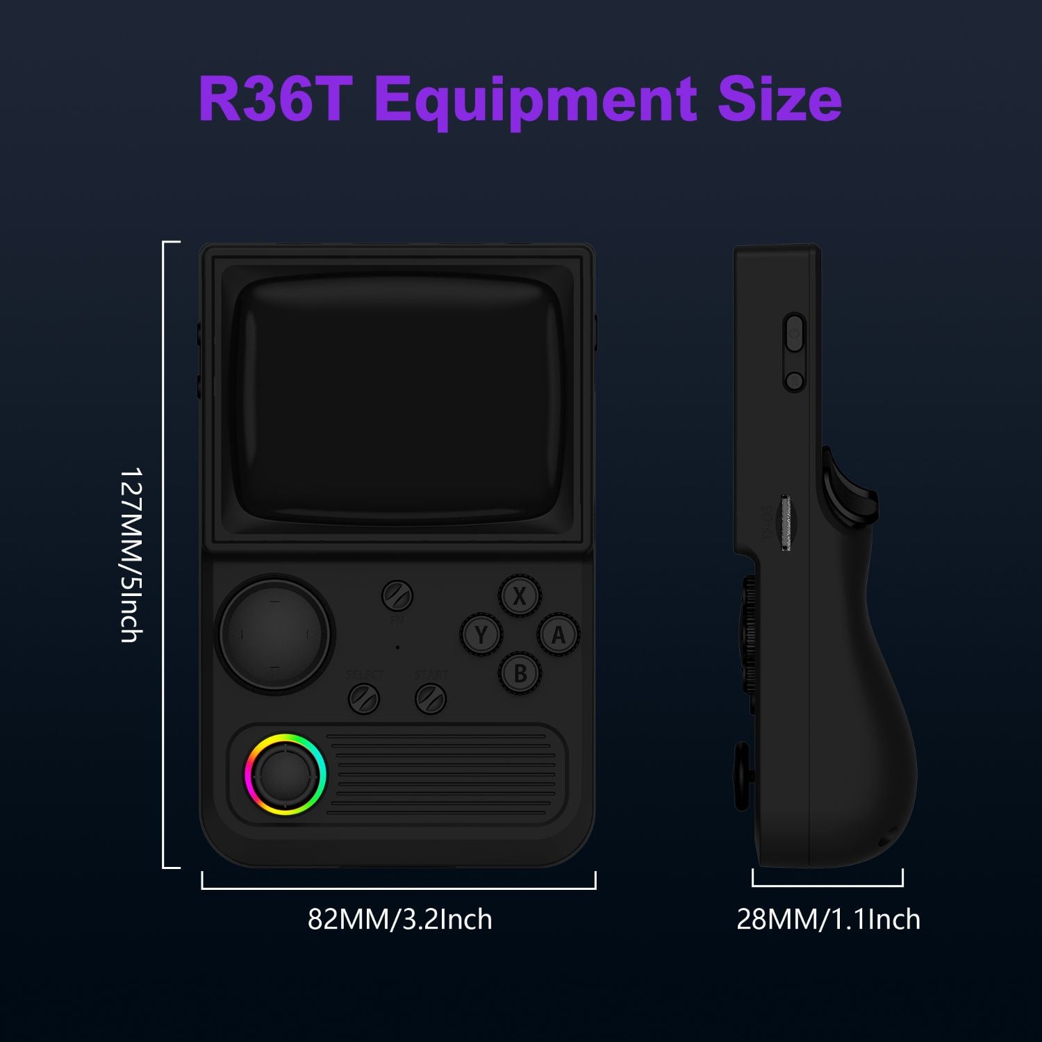 R36T Retro Handheld Game Console