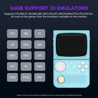 R36T Retro Handheld Game Console