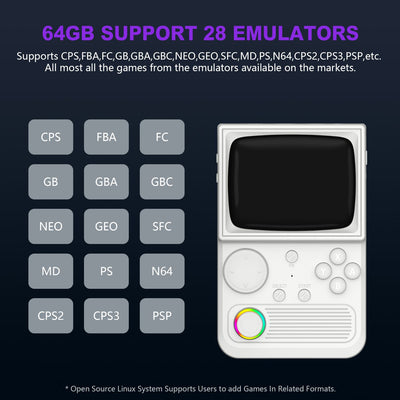 R36T Retro Handheld Game Console