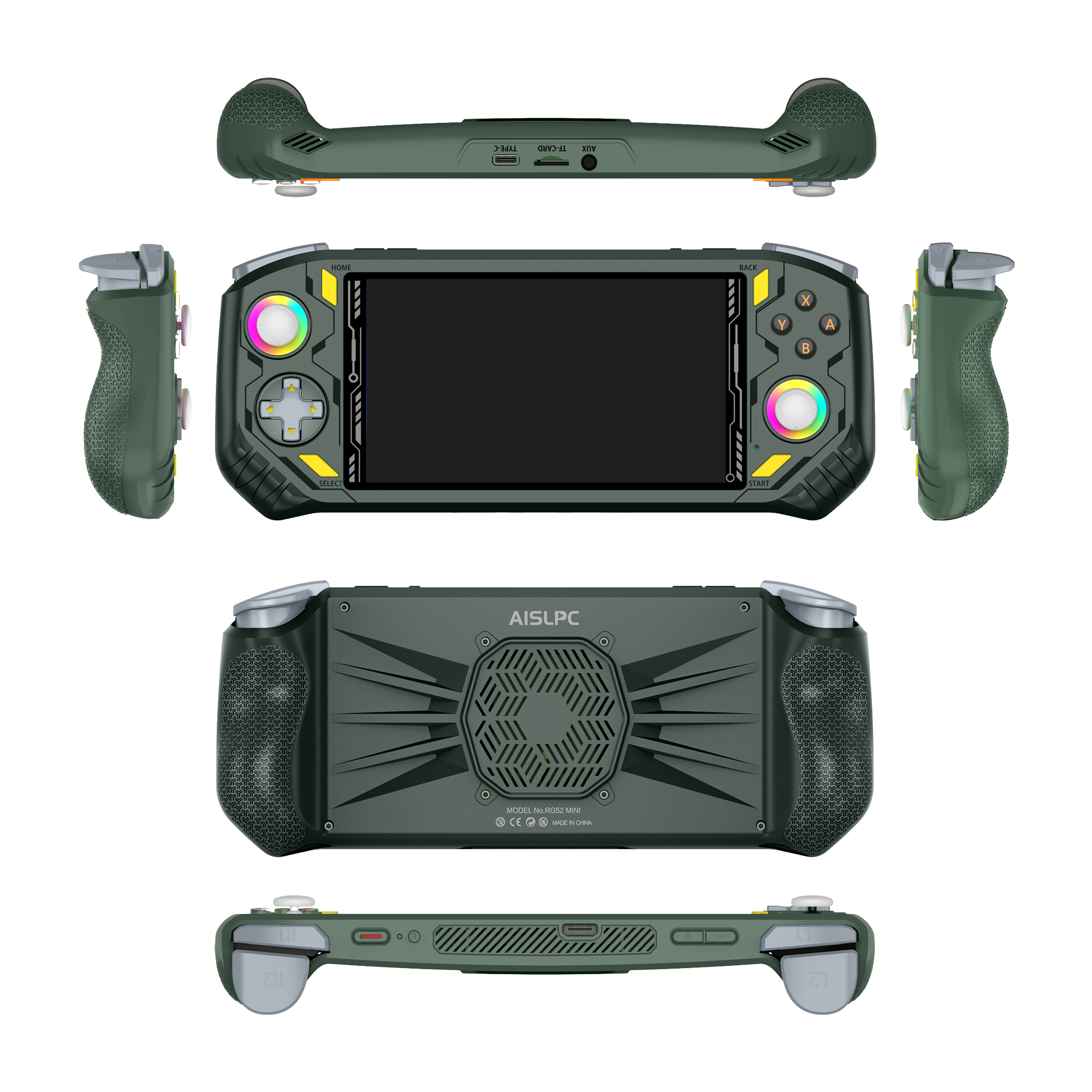 AISLPC® - RG52 MINI Retro Handheld Game Console