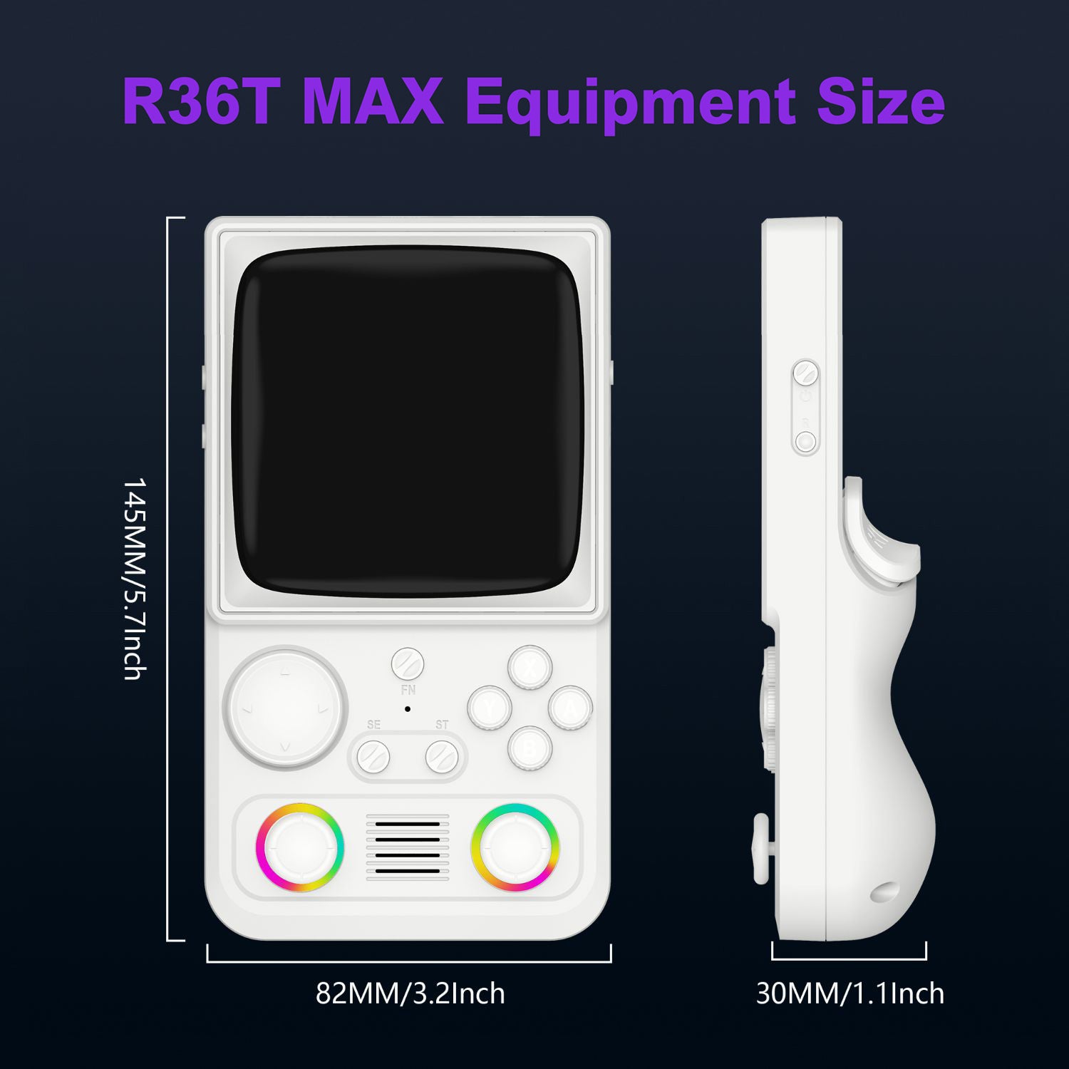 R36T MAX Retro Handheld Game Console
